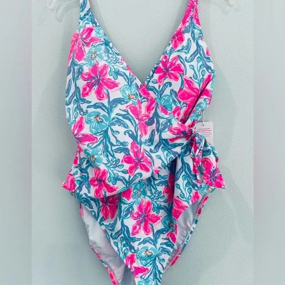 🏖️Beachbound🏖️ NWT Lilly Pulitzer One Piece Swimsuit Sz 14 - Picture 4 of 7